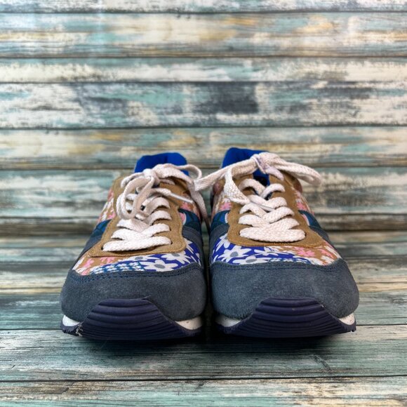 Inkkas Hendrix Womens 9 Sneakers Casual Floral Patchwork Walking Shoes Colorful - Picture 3 of 13